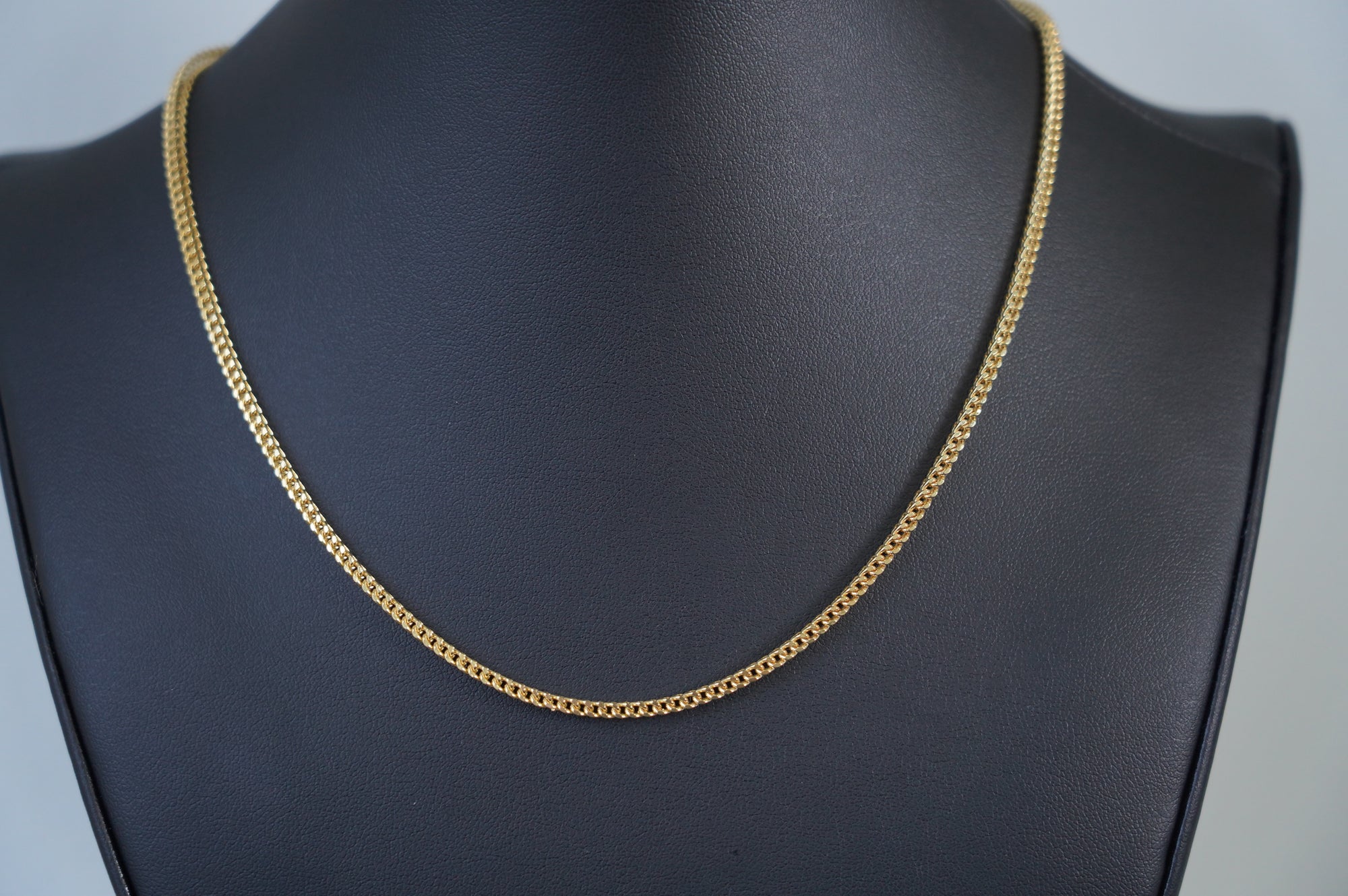 Gold 10K Box Chain Necklace
