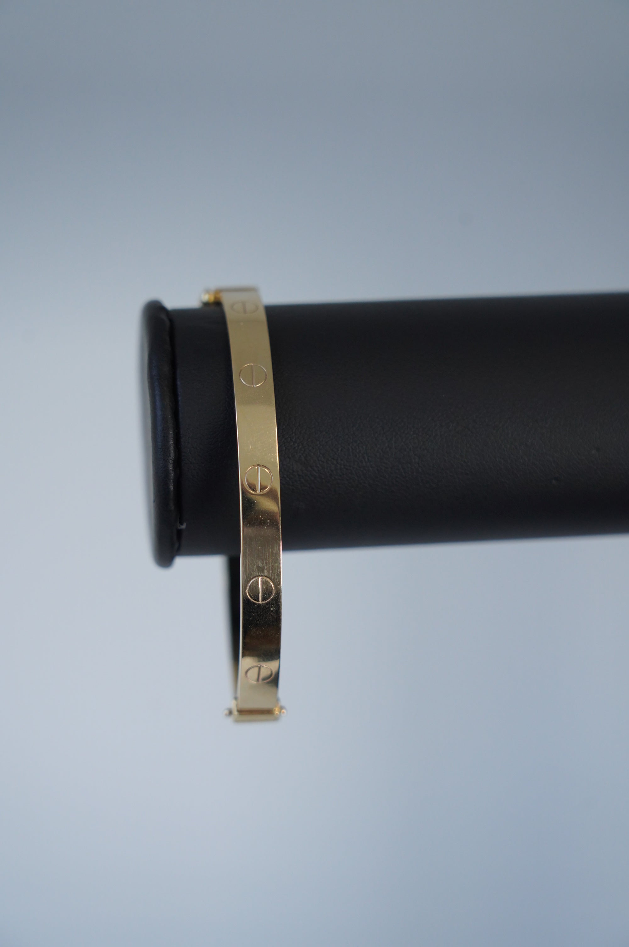 Gold Engraved Bangle Bracelet