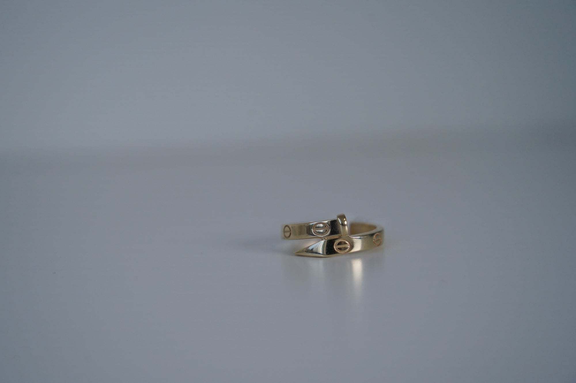 Gold Ring with Bold Design