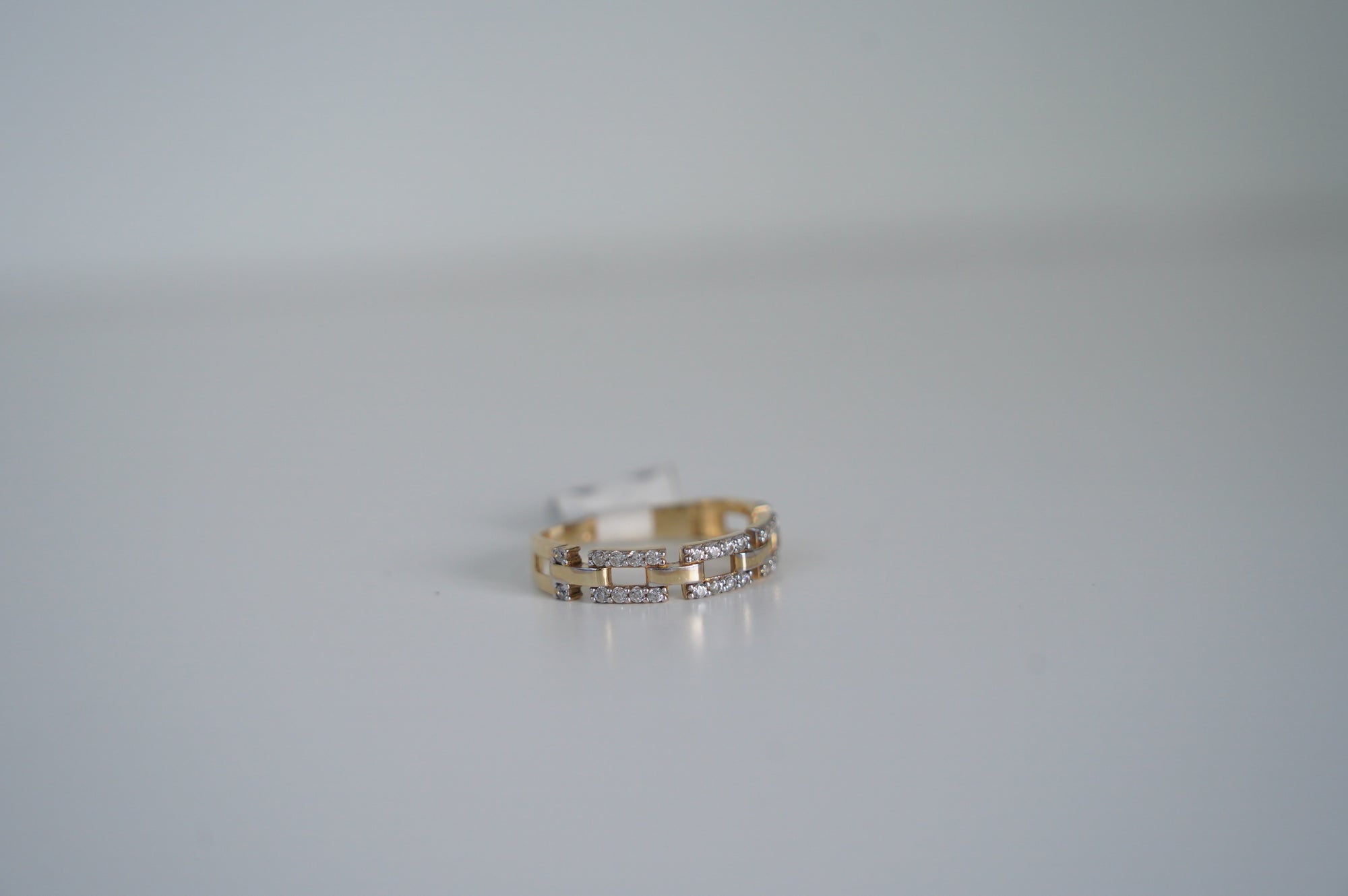 Double Row Zirconia Ring