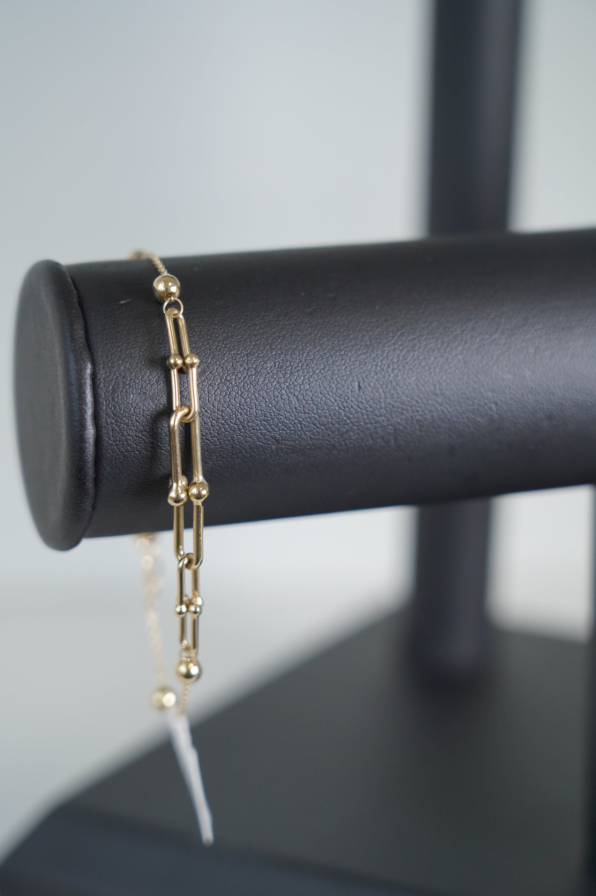 Gold Paperclip Chain Bracelet