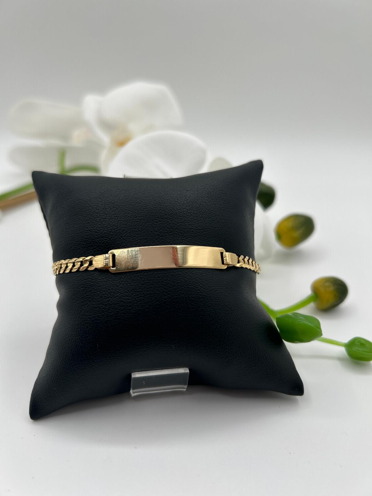 Classic Gold ID Bracelet