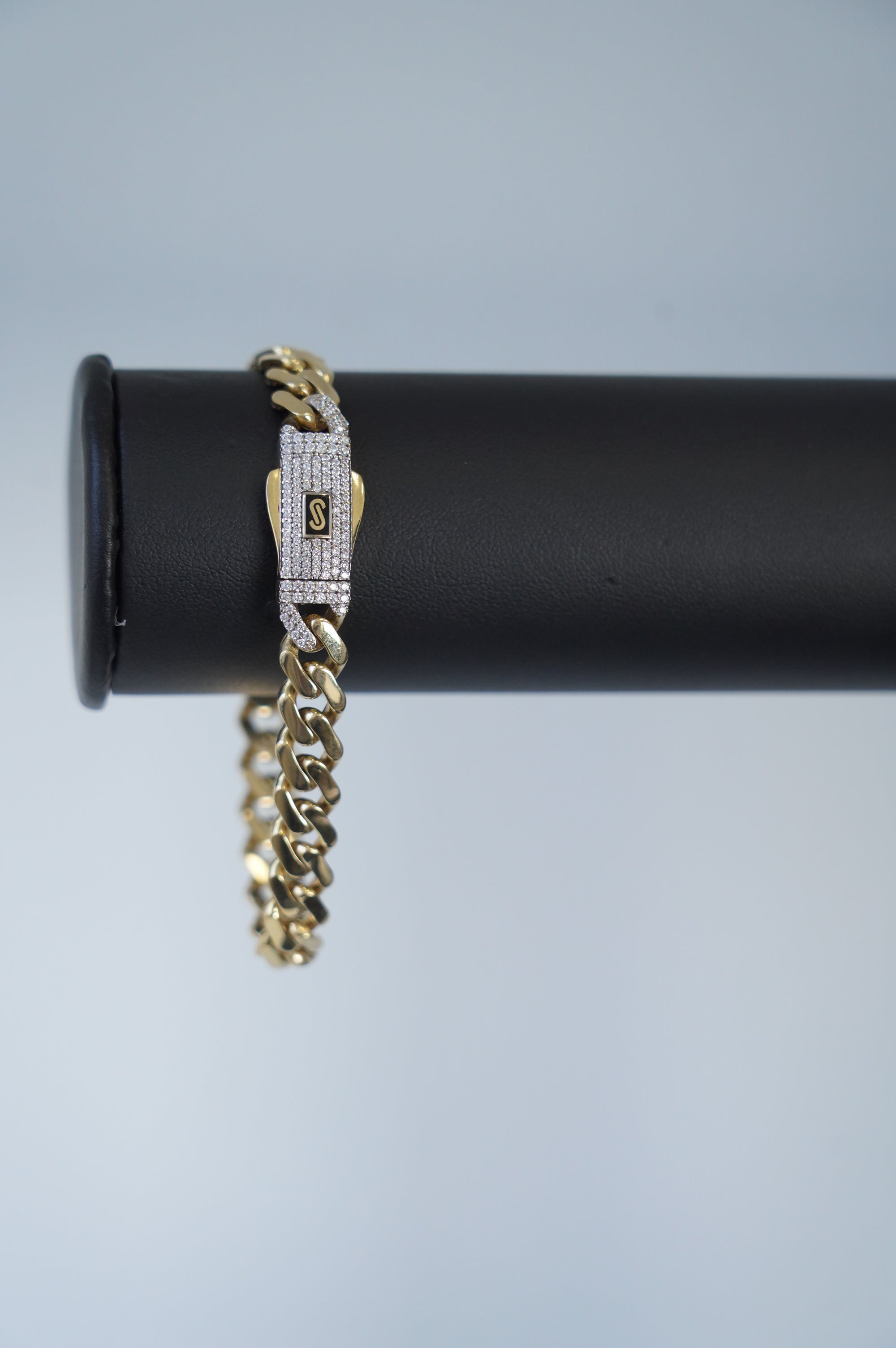Gold & Diamond Chain Bracelet